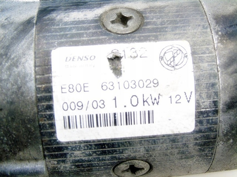 ROZRUSZNIK 1.2 16V PUNTO STILO BRAVO ROZRUSZNIK 1.2 16V PUNTO STILO BRAVO