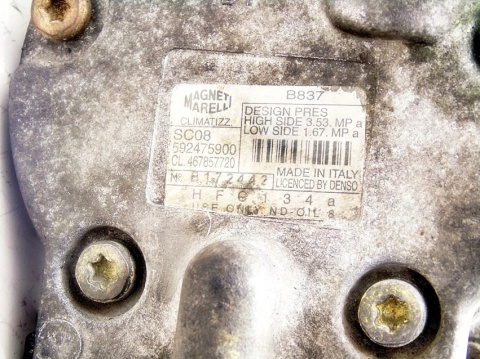 KOMPRESOR KLIMATYZACJI 1.2 16V PUNTO STILO BRAVO KOMPRESOR KLIMATYZACJI 1.2 16V PUNTO STILO BRAVO