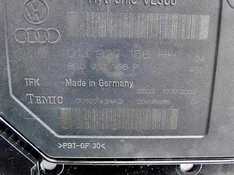 STEROWNIK SKRZYNIA GZL AUDI 1.8T A6 B6 B7 PASSAT STEROWNIK SKRZYNIA GZL AUDI 1.8T A6 B6 B7 PASSAT