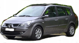 KURTYNA POWIETRZNA PRAWA RENAULT GRAND SCENIC II