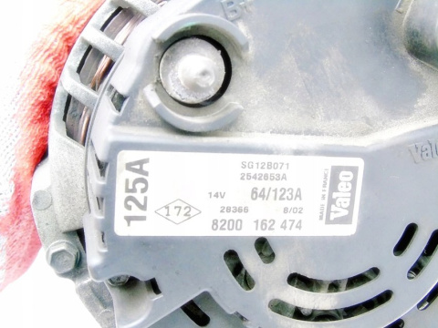 ALTERNATOR 125 1.9 DCI LAGUNA MEGANE SCENIC ESPACE ALTERNATOR 125 1.9 DCI LAGUNA MEGANE SCENIC ESPACE