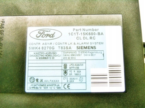 MODUŁ KOMFORTU TRANSIT MK6 00-06 MODUŁ KOMFORTU TRANSIT MK6 00-06