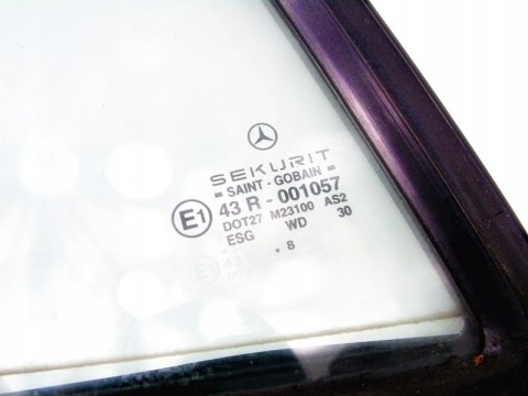 SZYBA DRZWI PRAWY PRZÓD MERCEDES W168 A KLASA 1.6 SZYBA DRZWI PRAWY PRZÓD MERCEDES W168 A KLASA 1.6