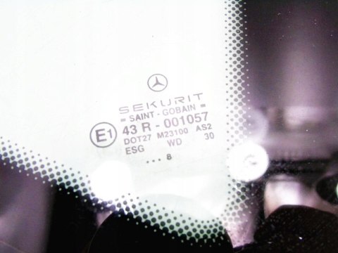 SZYBA KAROSERYJNA PRAWY TYŁ MERCEDES W168 A KLASA SZYBA KAROSERYJNA PRAWY TYŁ MERCEDES W168 A KLASA