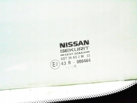 SZYBA KAROSERYJNA LEWA NISSAN ALMERA N16 3D SZYBA KAROSERYJNA LEWA NISSAN ALMERA N16 3D