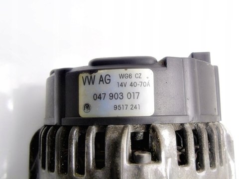 ALTERNATOR 40-70A SKODA FABIA I 1.4 8V MPI ALTERNATOR 40-70A SKODA FABIA I 1.4 8V MPI
