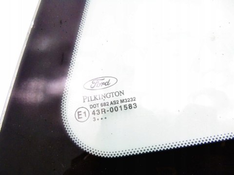 SZYBA KAROSERYJNA PRAWY TYŁ FORD FIESTA MK6 1.3 5D SZYBA KAROSERYJNA PRAWY TYŁ FORD FIESTA MK6 1.3 5D