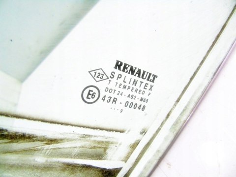 SZYBA DRZWI LEWY PRZÓD RENAULT 1.6 16V SCENIC I SZYBA DRZWI LEWY PRZÓD RENAULT 1.6 16V SCENIC I