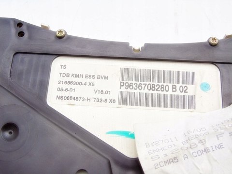 ZEGARY LICZNIK PEUGEOT 307 1.6 16V ZEGARY LICZNIK PEUGEOT 307 1.6 16V