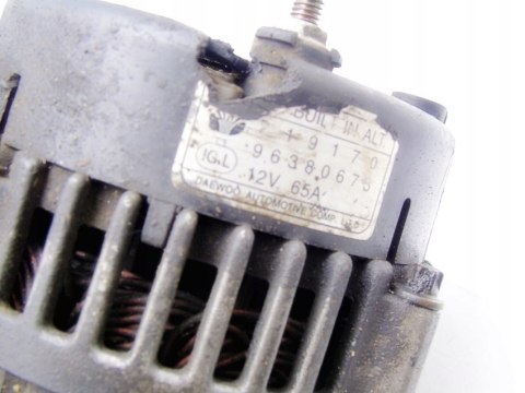 ALTERNATOR 65A 800 0.8 MATIZ SPARK TICO M-TEC ALTERNATOR 65A 800 0.8 MATIZ SPARK TICO M-TEC