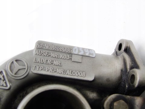 TURBOSPRĘŻARKA 1.7 CDI A KLASA W168 VANEO A170 160 TURBOSPRĘŻARKA 1.7 CDI A KLASA W168 VANEO A170 160