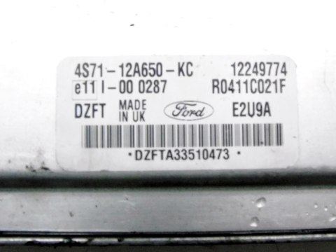 KOMPUTER SILNIKA 4S71-12A650-KC FORD MONDEO MK3 KOMPUTER SILNIKA 4S71-12A650-KC FORD MONDEO MK3