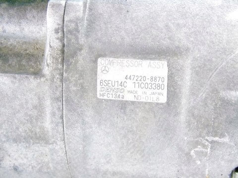 KOMPRESOR KLIMY 1.7 CDI A KLASA W168 A170 VANEO KOMPRESOR KLIMY 1.7 CDI A KLASA W168 A170 VANEO