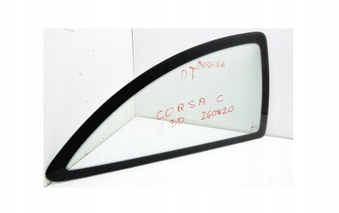 SZYBA KAROSERYJNA PRAWY TYŁ CORSA C 3D 3 DRZWIOWA SZYBA KAROSERYJNA PRAWY TYŁ CORSA C 3D 3 DRZWIOWA